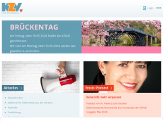 Screenshot der Domain kzvlb.de