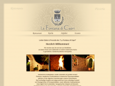 Screenshot der Domain lafontanadicapri.de