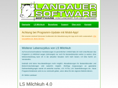 Screenshot der Domain landauer-software.de