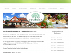 Screenshot der Domain landgasthof-wichern.de