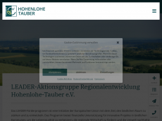 Screenshot der Domain leader-hohenlohe-tauber.de