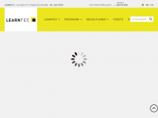Screenshot der Domain learntec-messe.de