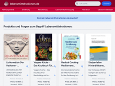 Screenshot der Domain lebensmittelrationen.de