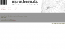 Screenshot der Domain leeon.de