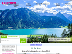 Screenshot der Domain leistner-reisen.de
