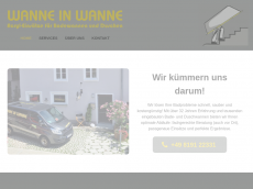 Screenshot der Domain leistner-wanne-in-wanne.de