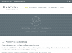 Screenshot der Domain leit-werk.net