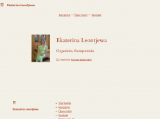 Screenshot der Domain leontjewa.de