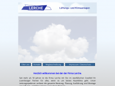 Screenshot der Domain lerche-klima.de