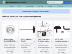 Screenshot der Domain lernprogramme-online.de