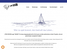 Screenshot der Domain loewdesign.de