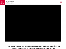 Screenshot der Domain loewenheim.de
