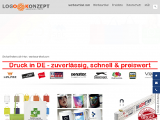 Screenshot der Domain logo-konzept.de