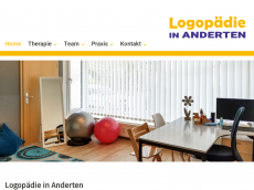 Screenshot der Domain logopaedie-in-anderten.de