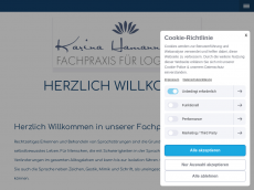 Screenshot der Domain logopaedie-in-greifswald.de