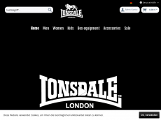 Screenshot der Domain lonsdale.de