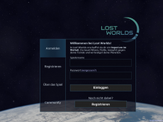 Screenshot der Domain lost-worlds.net