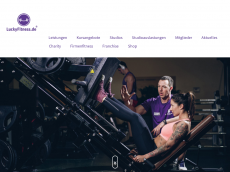 Screenshot von lucky-fitness.de