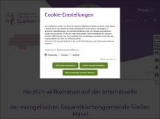 Screenshot der Domain lukasgemeinde-giessen.de