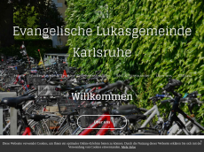 Screenshot der Domain lukasgemeinde-karlsruhe.de
