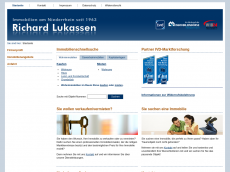 Screenshot der Domain lukassen-immobilien.de