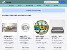 Screenshot der Domain lzon.de