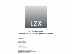 Screenshot der Domain lzx.de