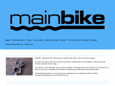 Screenshot der Domain mainbike.de