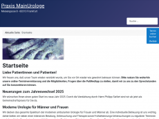 Screenshot von mainurologe.de