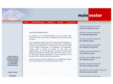 Screenshot der Domain mainvestor.de