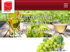 Screenshot der Domain mainzer-wein-gilde.de