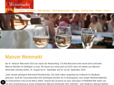 Screenshot der Domain mainzer-weinmarkt.de