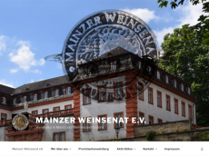 Screenshot der Domain mainzer-weinsenat.de