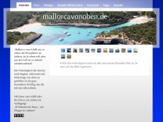 Screenshot der Domain mallorcavonoben.de