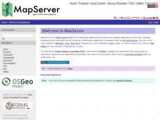 Screenshot der Domain mapserver.org
