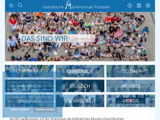 Screenshot von marienschule-potsdam.de