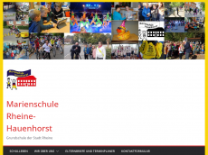 Screenshot der Domain marienschule-rheine.de