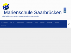 Screenshot der Domain marienschule-sb.de