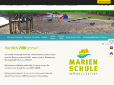 Screenshot der Domain marienschule-senden.de