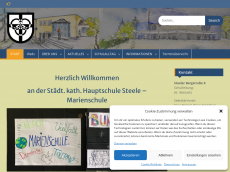 Screenshot der Domain marienschule-steele.de