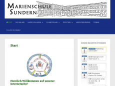 Screenshot der Domain marienschule-sundern.de
