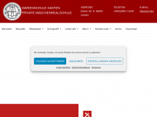 Screenshot der Domain marienschule-xanten.de