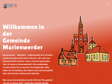 Screenshot der Domain marienwerder-barnim.de