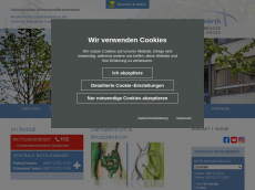 Screenshot der Domain marienwoerth.de