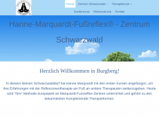 Screenshot der Domain marquardt-fussreflex.de