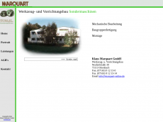 Screenshot der Domain marquart-industries.de