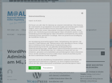 Screenshot der Domain mauszentrum.de