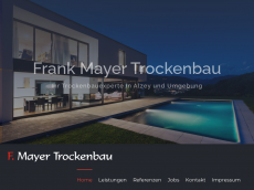 Screenshot der Domain mayer-trockenbau.de