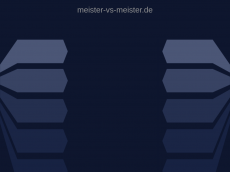 Screenshot der Domain meister-vs-meister.de