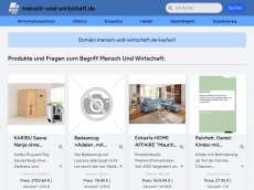 Screenshot der Domain mensch-und-wirtschaft.de